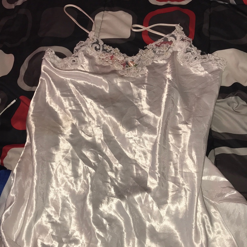 Silk lounge dress